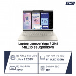 Laptop Lenovo Yoga 7 2in1 14ILL10 83JQ0093VN Core Ultra 7 258V/ 32GB/ 1TB/ 14 Inch 2.8K OLED/ Touch/ Win 11/ Seashell/ Pen