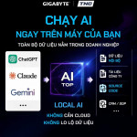 PC AI Gigabyte AI TOP 100 Z890 (AT1I9N9-0005) Core Ultra 9 285K/ 128GB/ 320GB SSD1-AI/ 2TB SSD2/ RTX 5090/ Non-OS/ Đen