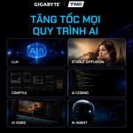 PC AI Gigabyte AI TOP 100 Z890 (AT1I9N9-0005) Core Ultra 9 285K/ 128GB/ 320GB SSD1-AI/ 2TB SSD2/ RTX 5090/ Non-OS/ Đen