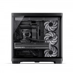 Vỏ Case Jonsbo TK-4 Wood Black ( Mid Tower/ Màu Đen)