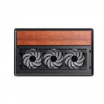 Vỏ Case Jonsbo TK-4 Wood Black ( Mid Tower/ Màu Đen)