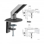 Giá Đỡ Màn Hình Human Motion T6 Pro Silver