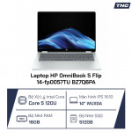 Laptop HP OmniBook 5 Flip 14-fp0057TU BZ7Q6PA Core 5 120U/ 16GB/ 512GB SSD/ 14 Inch WUXGA/ Win 11/ Bạc