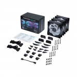 Quạt Tản Nhiệt Phanteks D30 120mm PWM Fan DRGB Black - Triple Pack (PH-F120D30_DRGB_PWM_BK01_3P)