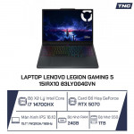 Laptop Lenovo Legion Gaming 5 15IRX10 83LY004GVN Core i7-14700HX/ RTX 5070/ 15.1 Inch WQXGA OLED/ 24GB/ 1TB/ Win 11/ Đen