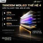 Màn Hình Asus ROG Swift OLED PG27AQWP-G Edition 20 26.5 Inch/ 2K WQHD/ OLED/ 540Hz/ 0.02ms