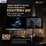 Màn Hình Asus ROG Swift OLED PG27AQWP-G Edition 20 26.5 Inch/ 2K WQHD/ OLED/ 540Hz/ 0.02ms