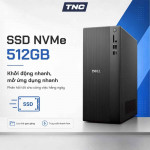 PC Dell Tower ECT1250 (TFPC8) Màu Đen | Intel Core i3-14100 | Ram 8GB DDR5 | 512GB SSD | BT | KBCopilot | M | Win 11 SL