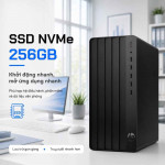 PC HP Pro Tower 280 G9 (CU3B3AT) Màu Đen | Intel Core i3-12100 | RAM 8GB | 256GB SSD | Intel UHD Graphics 730 | WL BT | K & M | Win 11 Home