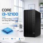 PC HP Pro Tower 280 G9 (CU3B3AT) Màu Đen | Intel Core i3-12100 | RAM 8GB | 256GB SSD | Intel UHD Graphics 730 | WL BT | K & M | Win 11 Home