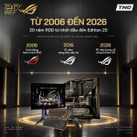 PC Gaming ASUS ROG Edition 20 - Phiên Bản Kỷ Niệm 20 Năm Ryzen 9 9950X3D/ Ram 64GB/ SSD 2TB/ RTX 5090 32GB