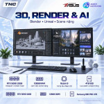 (TNC x ASUS) PC Agent AI Development Ryzen 9 9950X3D/ 128GB DDR5/ RTX 5090 - Powered by ASUS