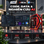 (TNC x ASUS) PC Agent AI Lab Ryzen 9 9950X3D/ 128GB DDR5/ RTX 5090 - Powered by ASUS