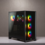 Vỏ Case Corsair iCUE 4000X RGB TG Black