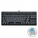 Bàn phím cơ E-DRA EK387 Gateron Blue Switch/TKL/LED White/ABS