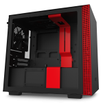 Vỏ case NZXT H210 Matte Black Red