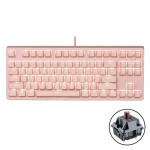 Bàn phím cơ E-DRA EK387 Pink V2 TKL Brown Switch