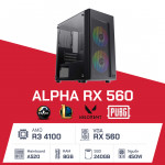 Alpha RX560 - R3 4100/ A520/ 8GB/ 240GB/ RX560/ 450W