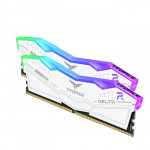 RAM TeamGroup T-Force Delta RGB 32GB (16GB x 2) 6000Mhz DDR5 White