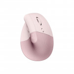 Chuột công thái học Logitech Lift Vertical Wireless Pink