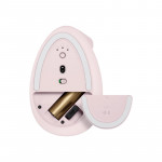 Chuột công thái học Logitech Lift Vertical Wireless Pink