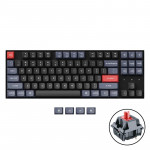 Bàn phím cơ Bluetooth Keychron K8 Pro Led RGB Aluminum - HotSwap - Red Switch (J1Z)