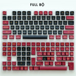 Full Set Keycap Red Blood CSA Profile 149 Phím