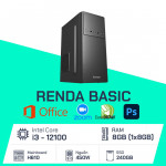PC Đồ Họa - Renda Basic-02 (i3 12100/ H610/ 8GB/ 240GB/ 450W)