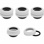 Fitting Corsair Hydro X Series XF Hardline 14mm OD Fitting Four Pack - White