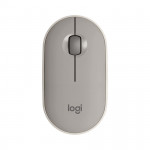 Chuột Logitech M350 Almond Milk Wireless/Bluetooth (910-006665)