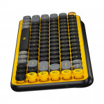 Bàn phím không dây Logitech Pop Keys Blast Yellow (USB/Bluetooth/Vàng-Đen)