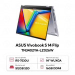 Laptop Asus Vivobook S Flip TN3402YA-LZ026W R5-7350U/ 16GB/ 512GB SSD/ AMD Radeon/ 14inch WUXGA/ Win11