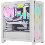 Vỏ Case Corsair iCUE 4000D RGB AIRFLOW QL True White