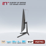 Màn Hình Gaming VSP VG274Q VA/ 2K/ 165Hz