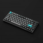 Bàn phím cơ MonsGeek MG75 Black & Cyan (White LED / Cream Blue)