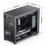 Vỏ case Jonsbo D31 Mesh Black