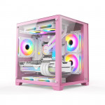 Vỏ Case Vitra Crystal S1 LITE PINK MATX/ MÀU HỒNG/ RAD 240