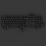 AKKO Keycap Set – White on Black WoB ABS Double-Shot / SAL profile / 195 nút