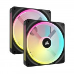 Quạt máy tính Corsair iCUE LINK QX140 RGB, Magnetic Dome RGB Fan, Starter Kit